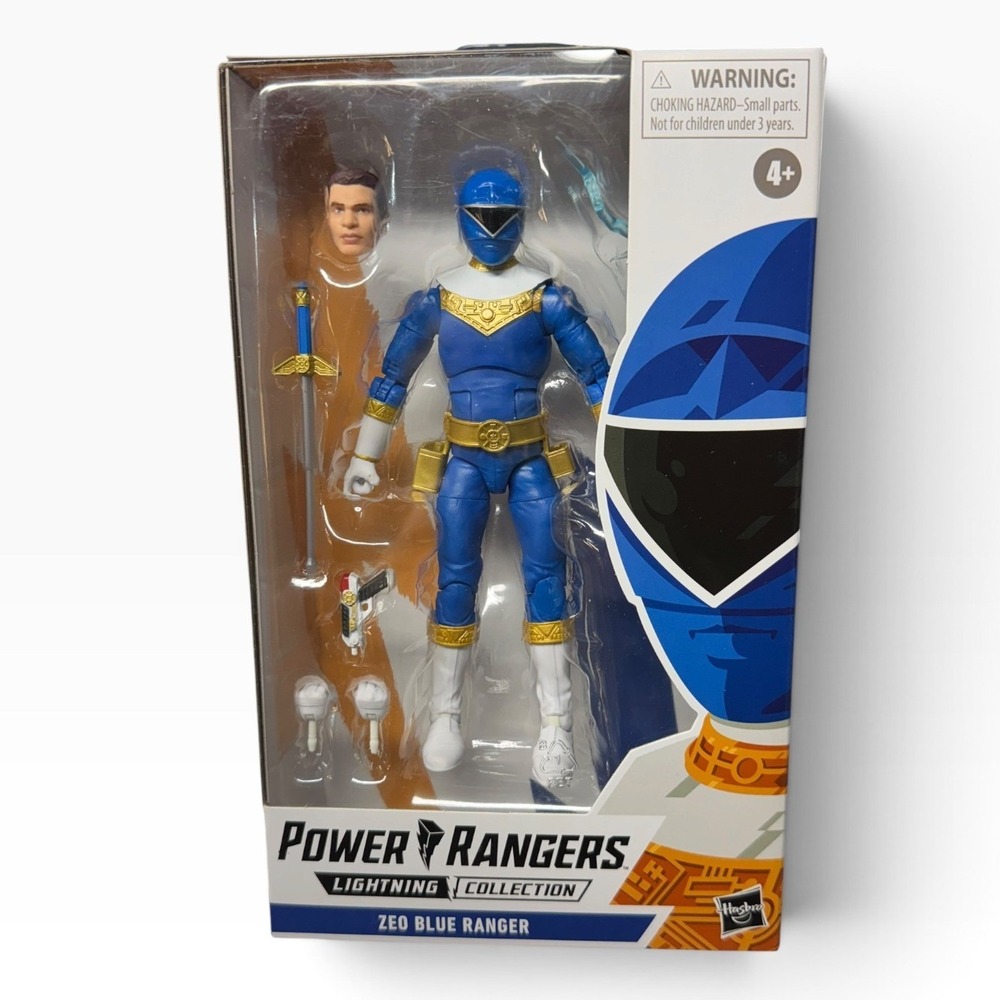 Hasbro Power Rangers Lightning Collection Zeo Blue Ranger Rocky DeSantos New